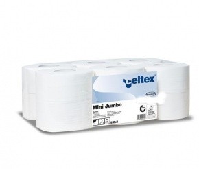 Image of Celtex WC papír, MINI, 2 rétegű, 100% puracell.160 méter, d19,5, 12 tek/cs
