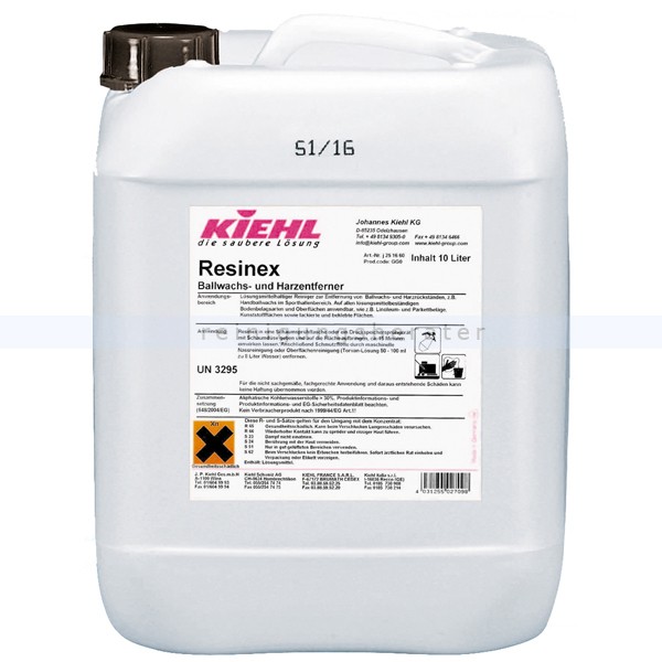 Image of Resinex gyanta- és labdaviasz eltávolító, 10l