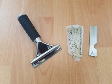 Image of Pulex kaparó készlet (10 cm-es kaparó + 10 penge) nyéllel